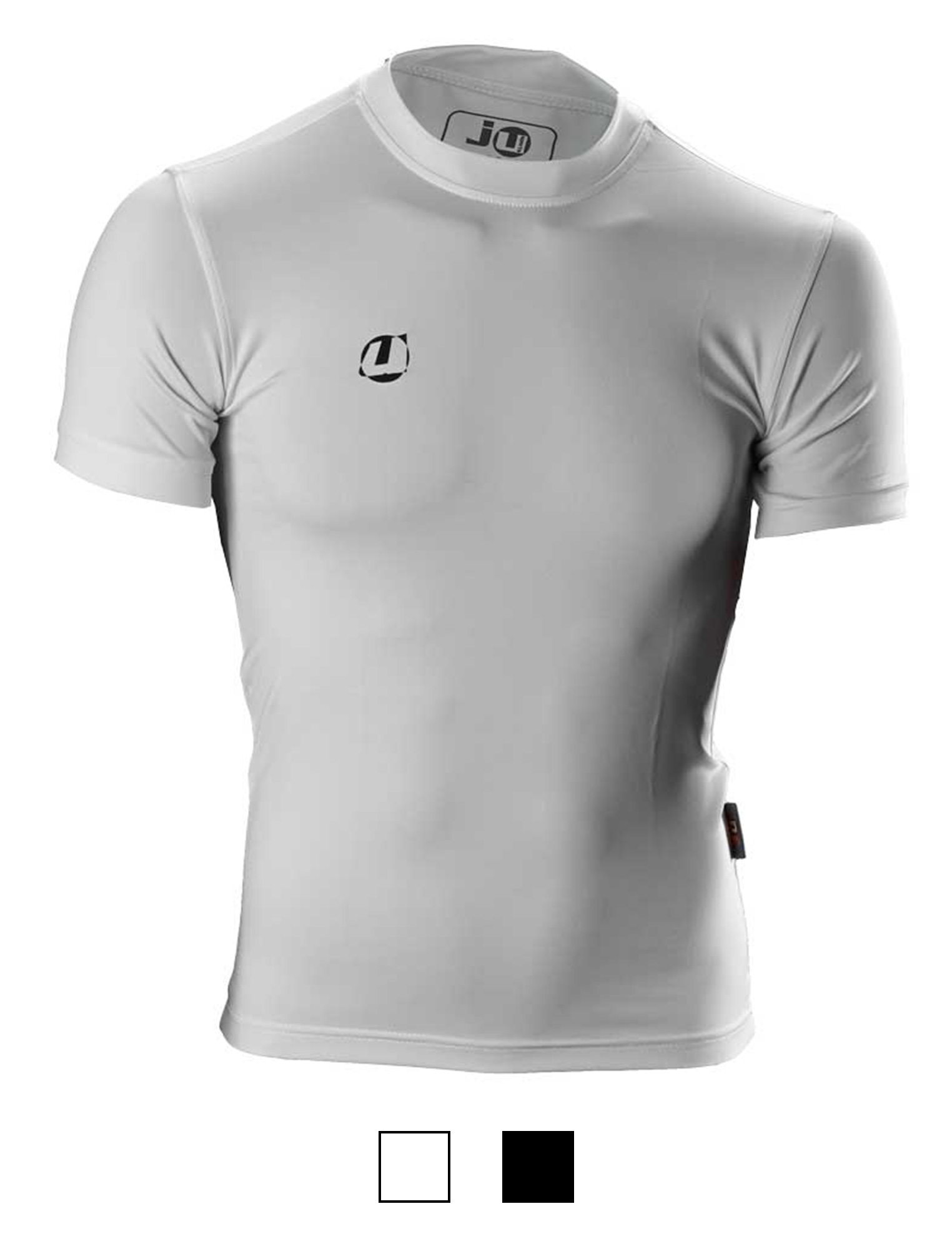 Compression Shirt kurzarm weiß 5 Compression Shirt kurzarm weiß – Bild 5