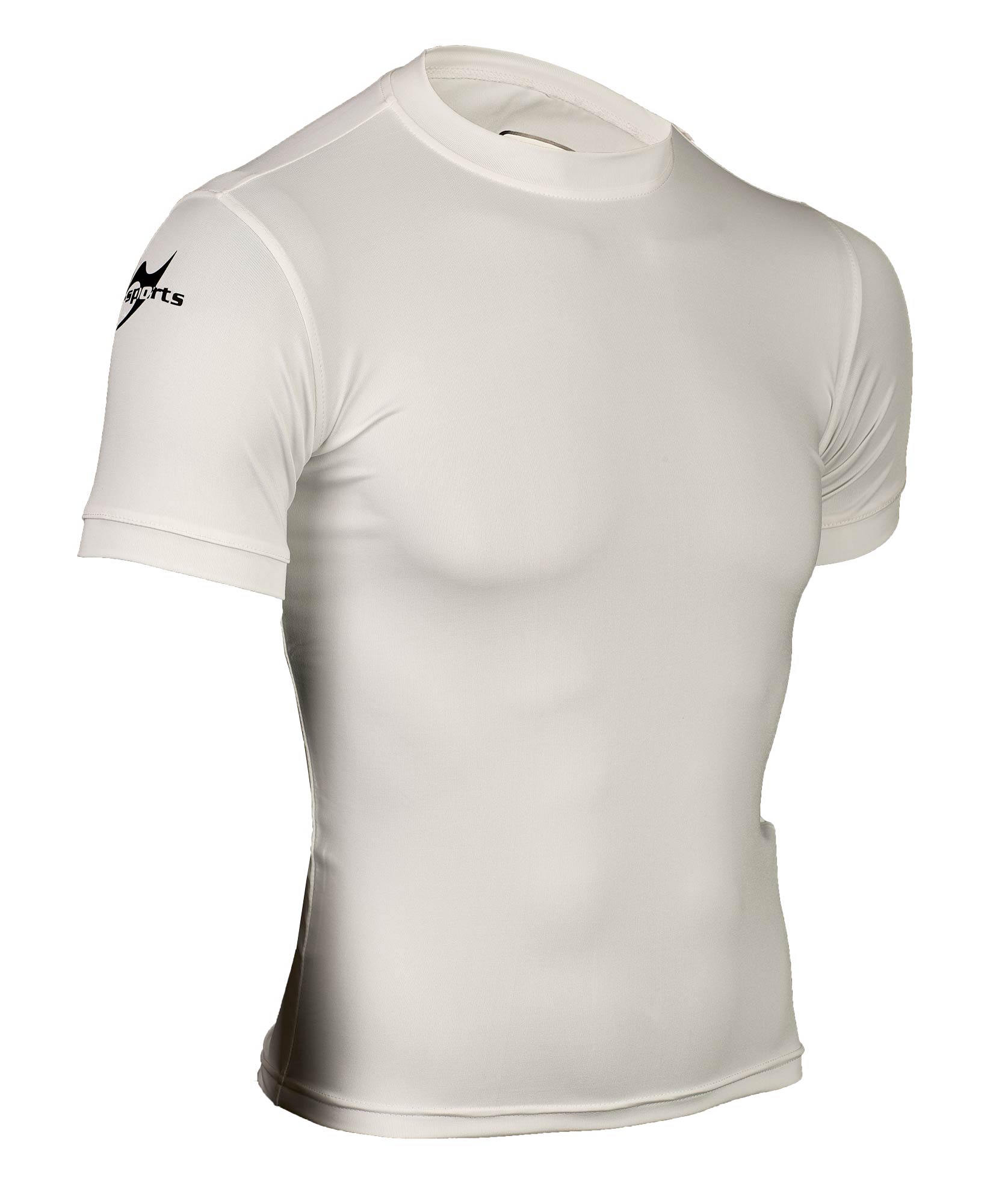 Compression Shirt kurzarm weiß 1 Compression Shirt kurzarm weiß