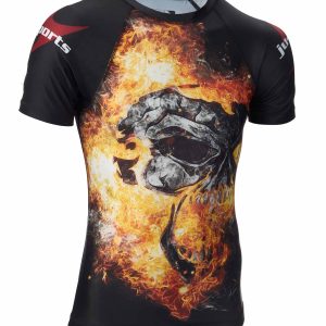 Dark Line Rashguard shortsleeve "Skull"