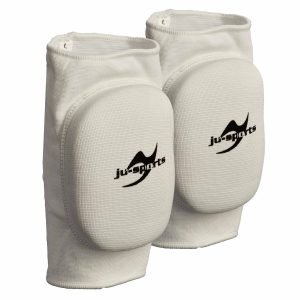 Knieschoner Stoff weiß