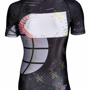 Rashguard kurzarm schwarz - JJIF approved