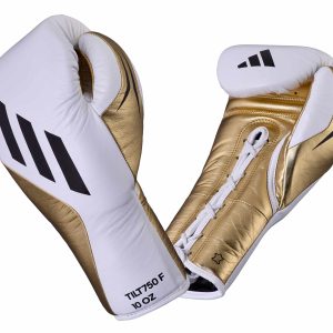 adidas SPEED TILT 750pro Boxhandschuhe Weiß/Gold metallic SPD750FG