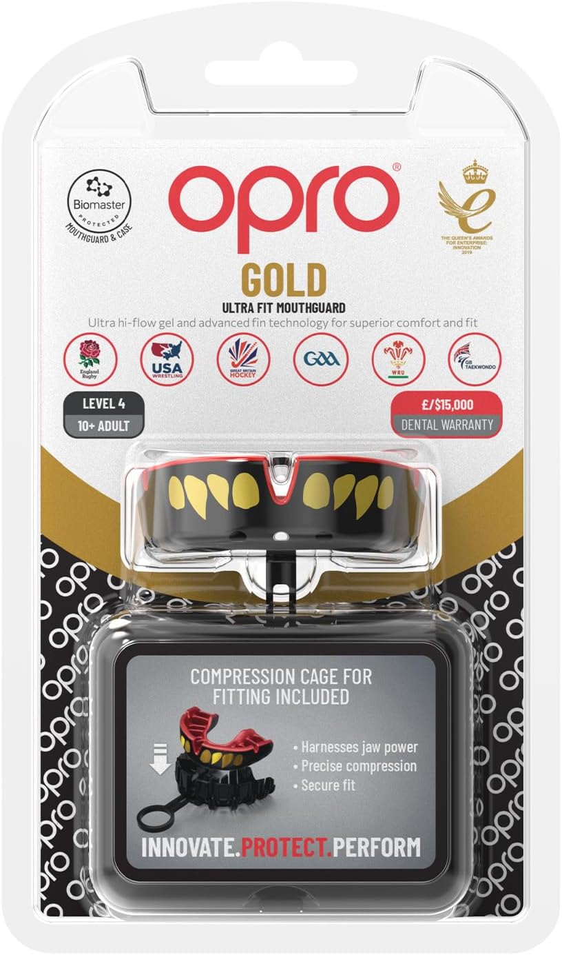 OPRO Zahnschutz Gold Jaws black/red Senior 2022 2 OPRO Zahnschutz Gold Jaws black/red Senior 2022 – Bild 2