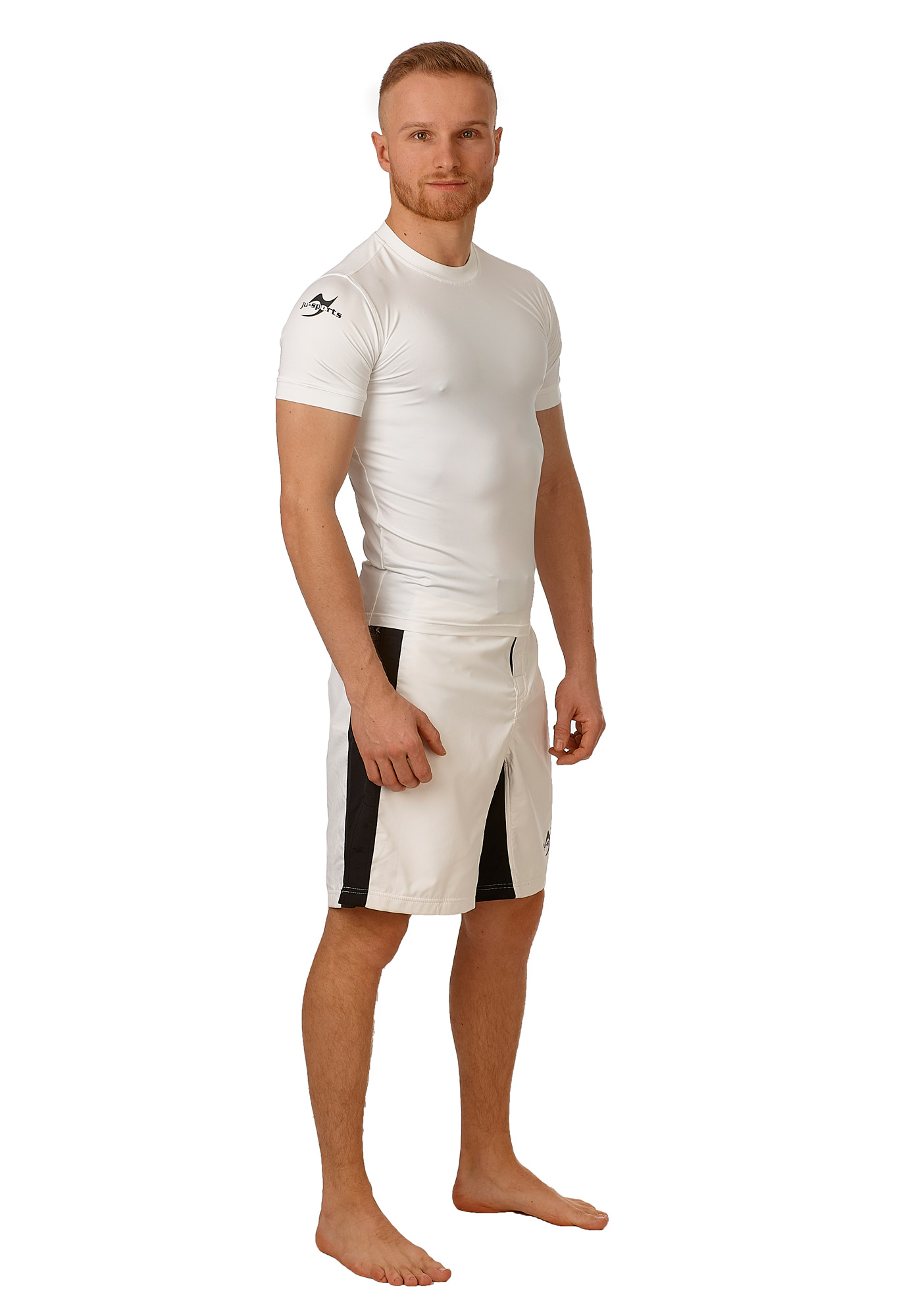 Compression Shirt kurzarm weiß 3 Compression Shirt kurzarm weiß – Bild 3