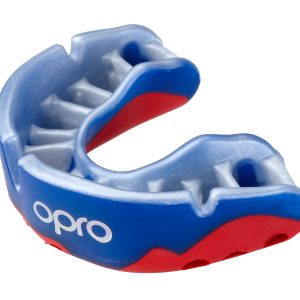 OPRO Zahnschutz Platinum Senior blue/pearl/red