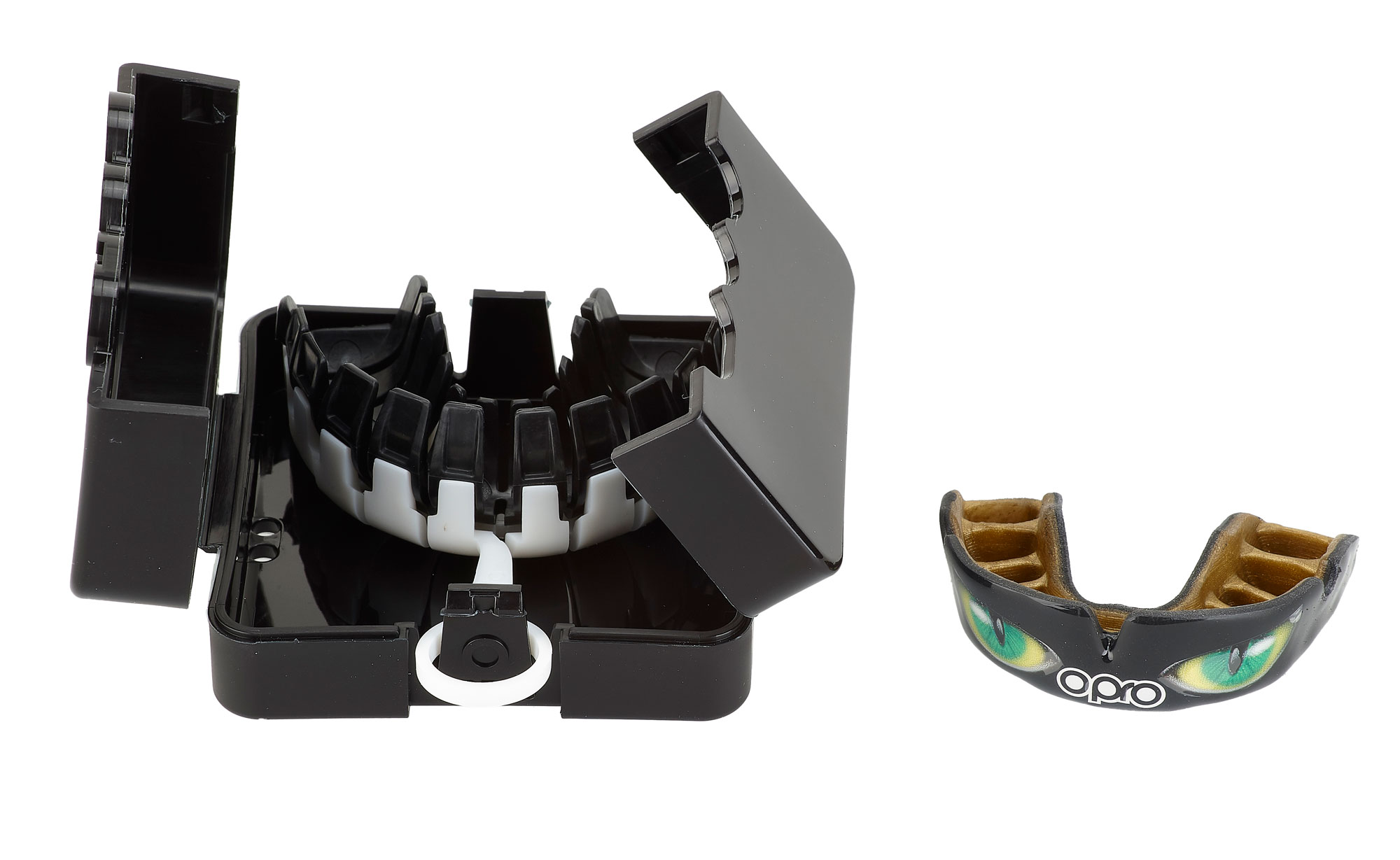 OPRO Zahnschutz PowerFit Galaxy Shimmer Gold 4 OPRO Zahnschutz PowerFit Galaxy Shimmer Gold – Bild 4