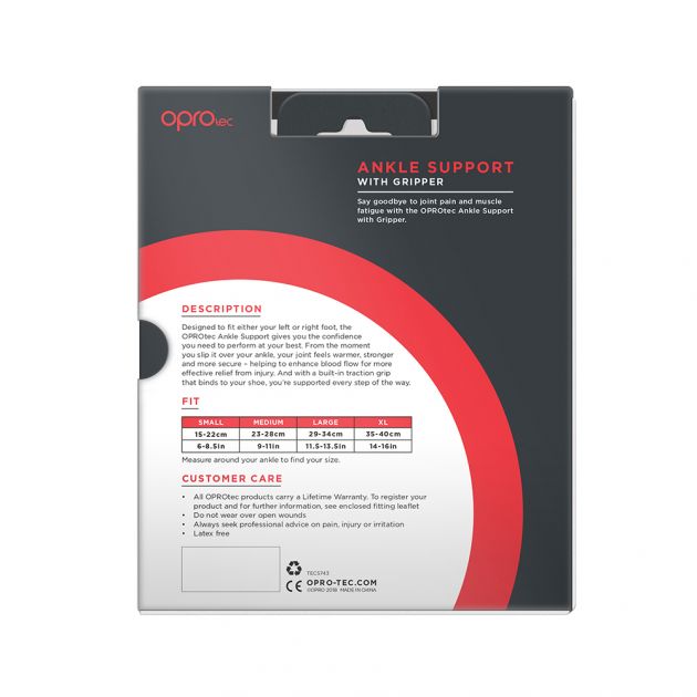 OPROtec Sprunggelenkbandage mit rutschsicherem Silikonprint, 5743 5 OPROtec Sprunggelenkbandage mit rutschsicherem Silikonprint, 5743 – Bild 5