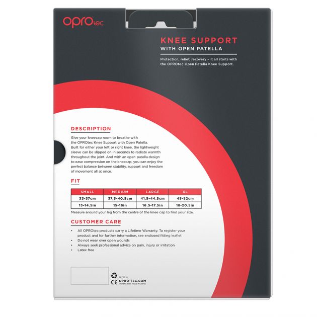 OPROtec Kniebandage mit offener Patella, 5729 4 OPROtec Kniebandage mit offener Patella, 5729 – Bild 4