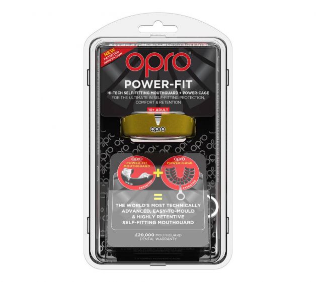 OPRO Zahnschutz PowerFit Galaxy Shimmer Gold 2 OPRO Zahnschutz PowerFit Galaxy Shimmer Gold – Bild 2