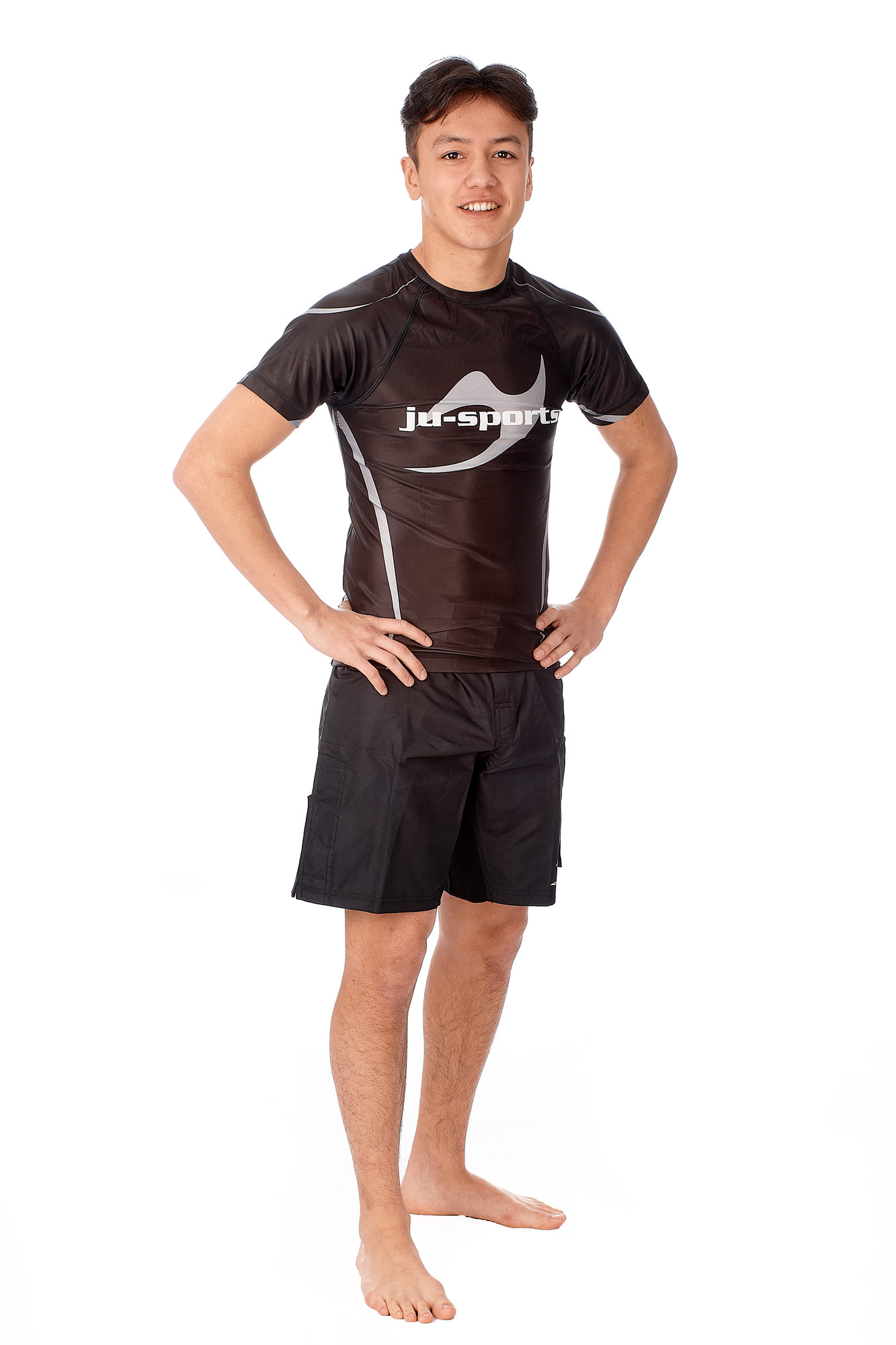 Rashguard Pro C18 kurzarm black 2 Rashguard Pro C18 kurzarm black – Bild 2