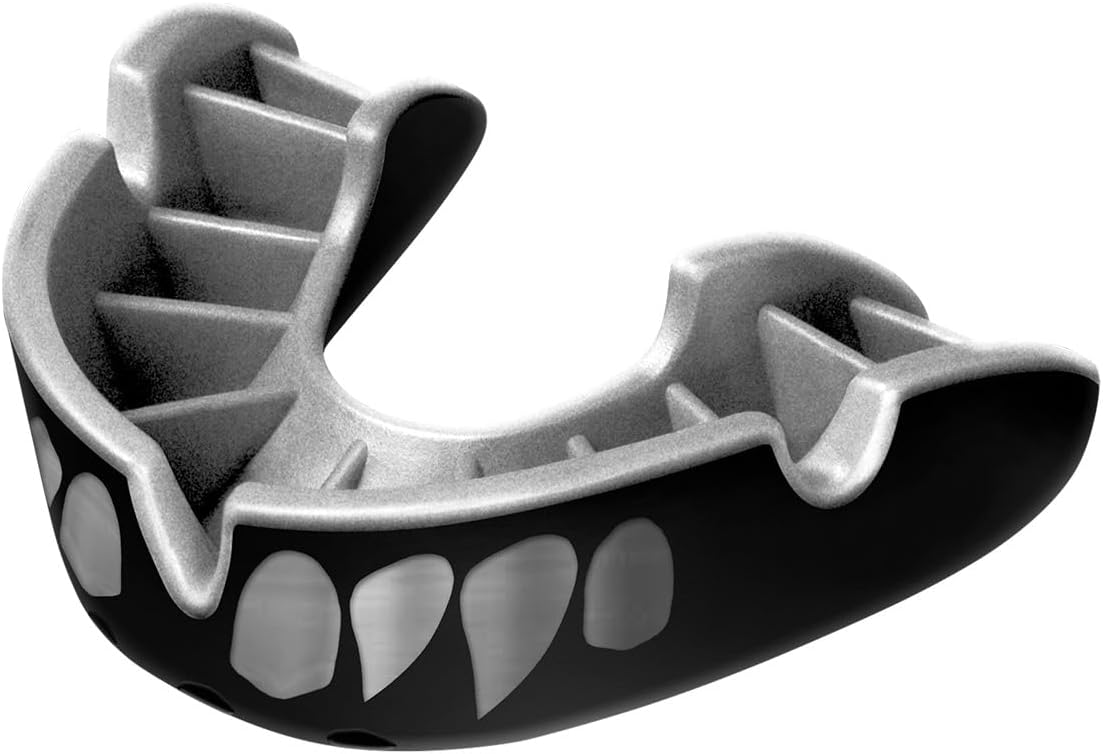 OPRO Zahnschutz Silver Senior 2022 - Jaws black/silver 1 OPRO Zahnschutz Silver Senior 2022 - Jaws black/silver
