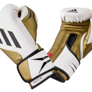 adidas Boxhandschuhe SPEED TILT 350V Pro Weiß/Gold SPD350VTG