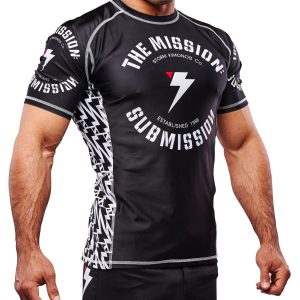 Storm Rockers Shortsleeve Rashguard black 1015