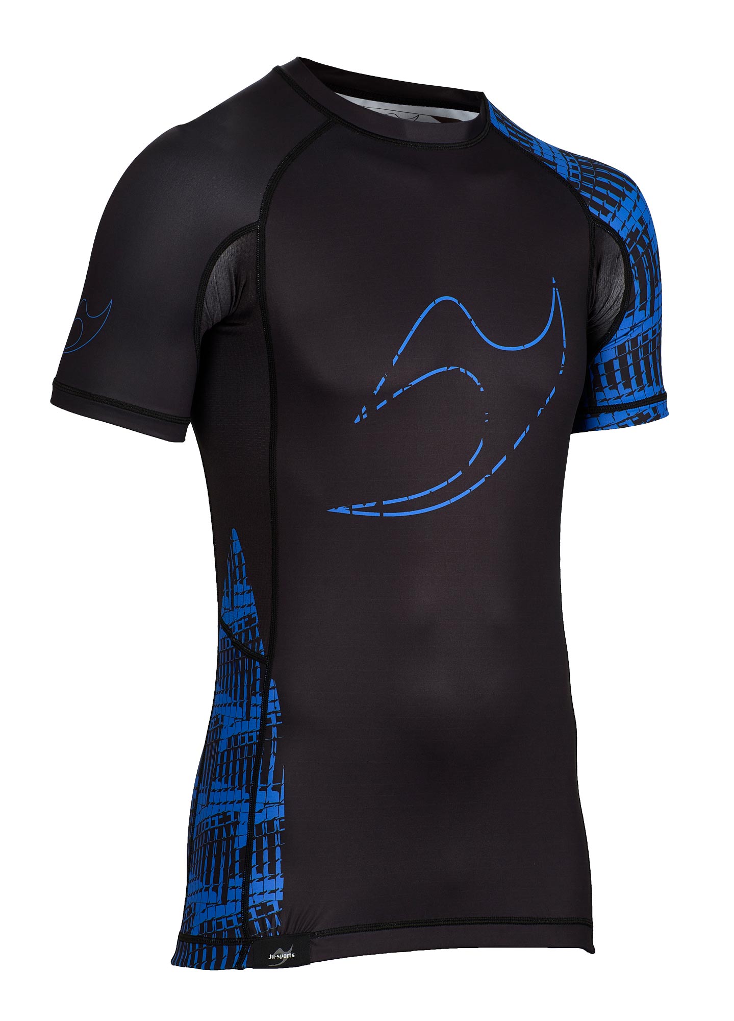Rank Rashguard RV2 kurzarm Schwarz/Blau 1 Rank Rashguard RV2 kurzarm Schwarz/Blau