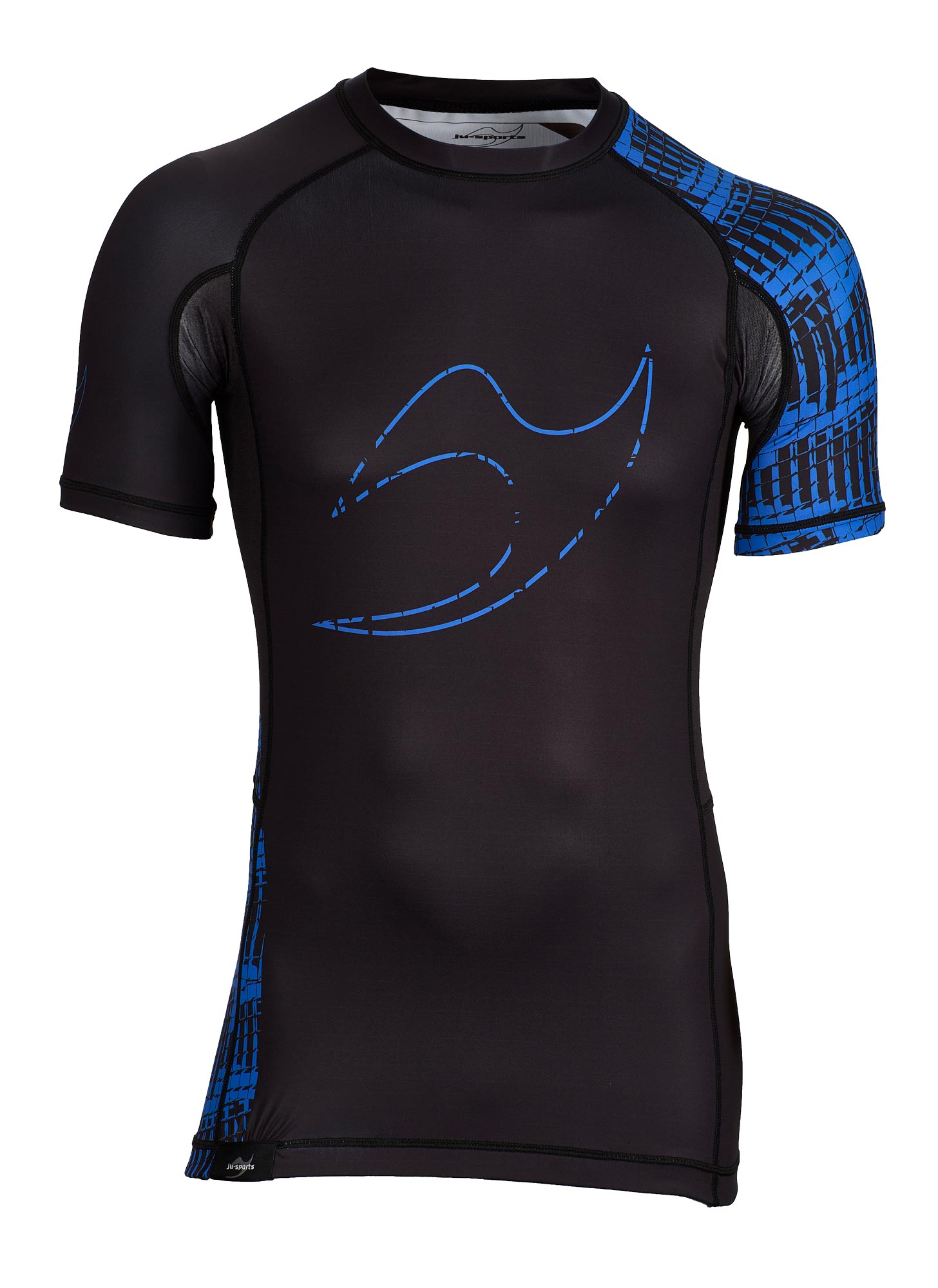 Rank Rashguard RV2 kurzarm Schwarz/Blau 7 Rank Rashguard RV2 kurzarm Schwarz/Blau – Bild 7