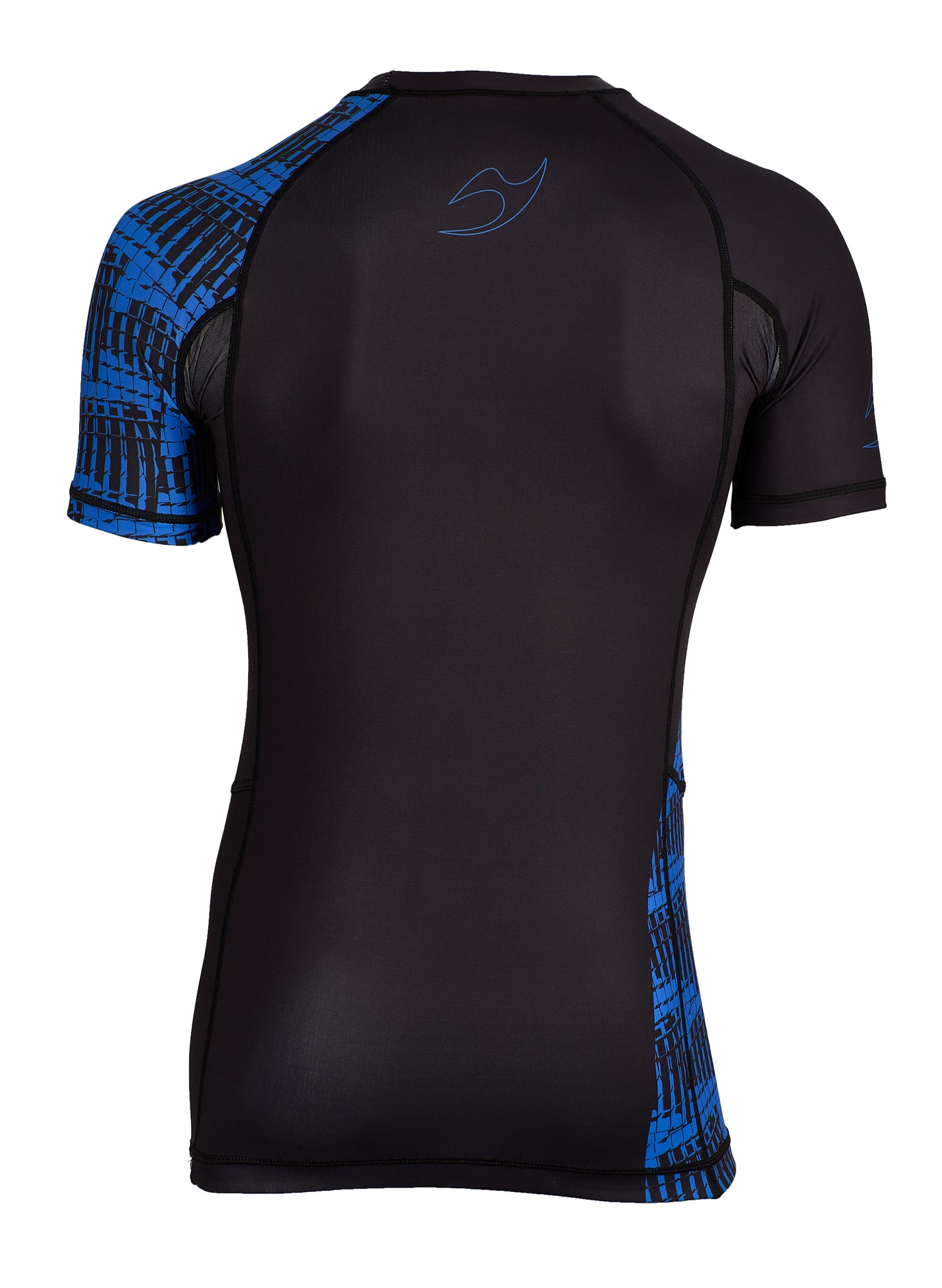 Rank Rashguard RV2 kurzarm Schwarz/Blau 5 Rank Rashguard RV2 kurzarm Schwarz/Blau – Bild 5