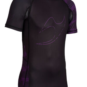 Rank Rashguard RV2 kurzarm Schwarz/Lila