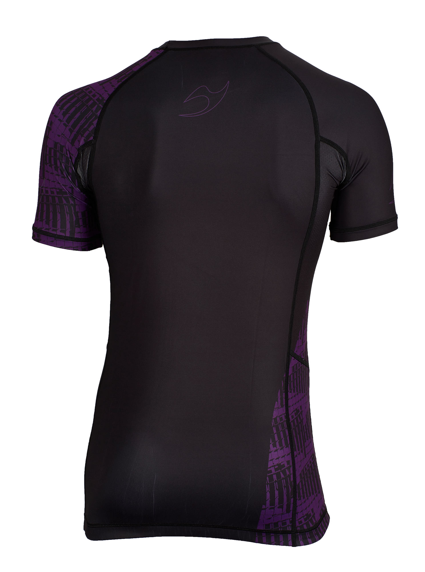 Rank Rashguard RV2 kurzarm Schwarz/Lila 4 Rank Rashguard RV2 kurzarm Schwarz/Lila – Bild 4