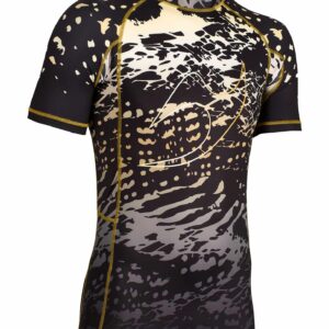 Rashguard DV4 kurzarm black/gold