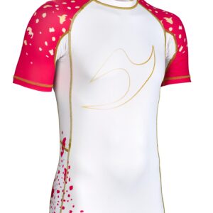 Rashguard DV4 kurzarm white/pink