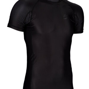 Base Line Rashguard kurzarm Schwarz