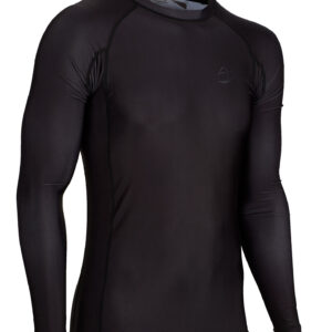 Base Line Rashguard langarm Schwarz