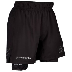 Grappling shorts flex double Schwarz/Schwarz