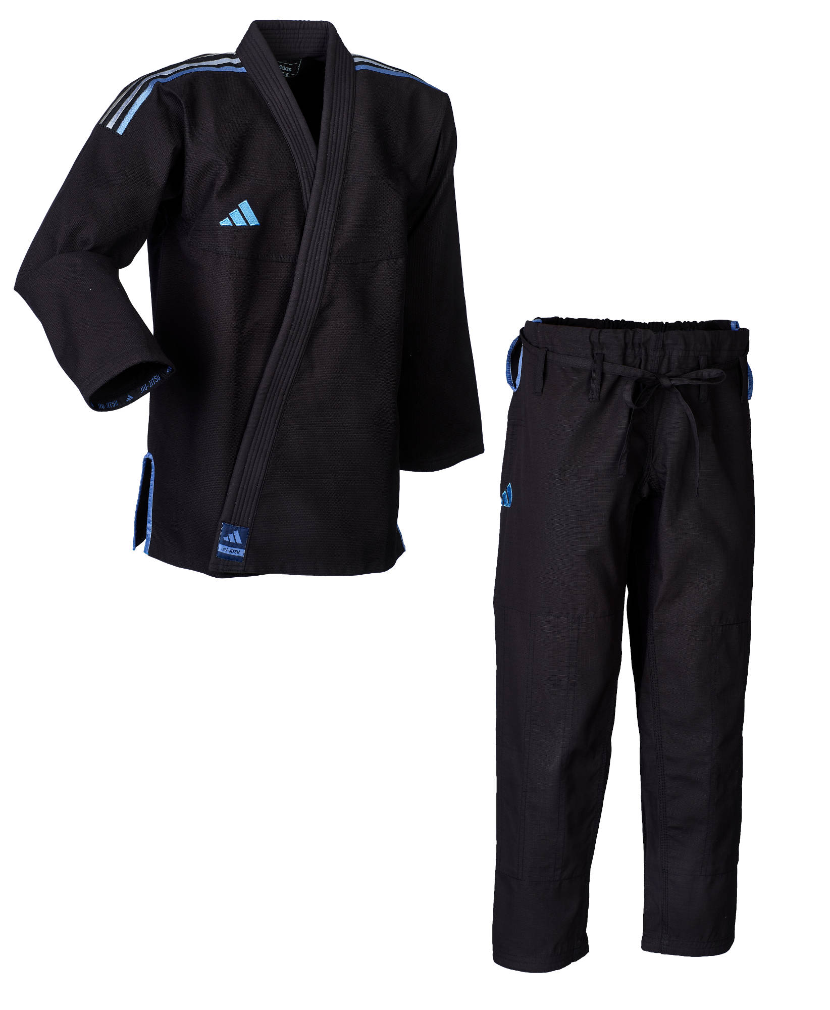 adidas BJJ Anzug Challenge 2.0 black/gradient blue JJ350 1 adidas BJJ Anzug Challenge 2.0 black/gradient blue JJ350