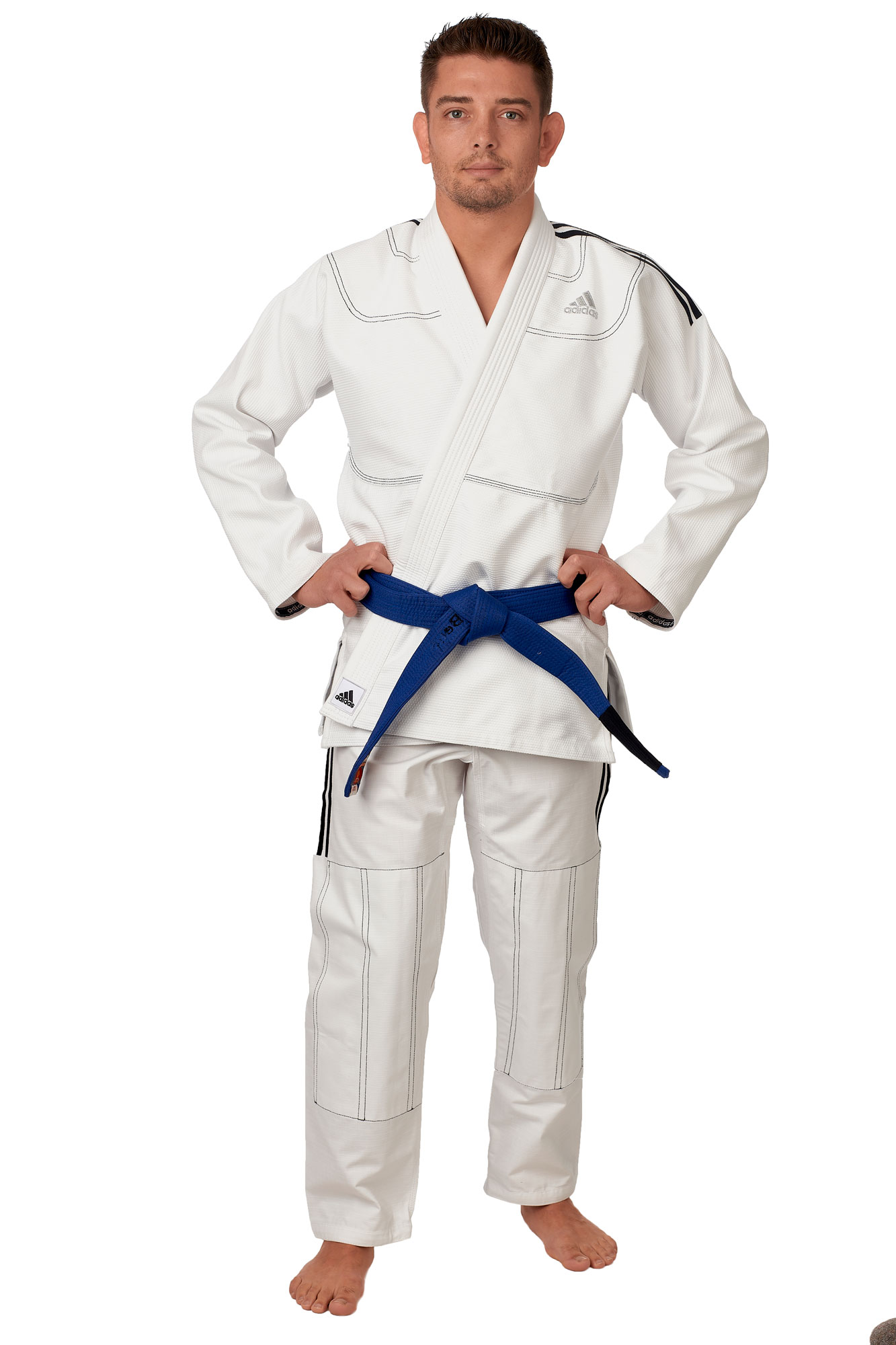 adidas BJJ Anzug Contest 2.0 weiß JJ430 2 adidas BJJ Anzug Contest 2.0 weiß JJ430 – Bild 2