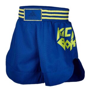 adidas Kick Boxing Shorts blue/yellow, ADISKB02