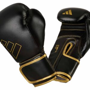 adidas Boxhandschuhe Hybrid 80 Schwarz/Gold ADIH80