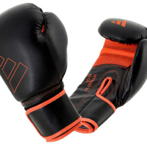 adidas Boxhandschuhe Hybrid 80 Schwarz/Solarrot ADIH80