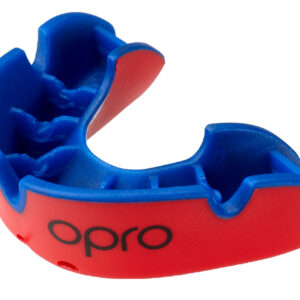 OPRO Zahnschutz Junior Silver – Rot/Blau